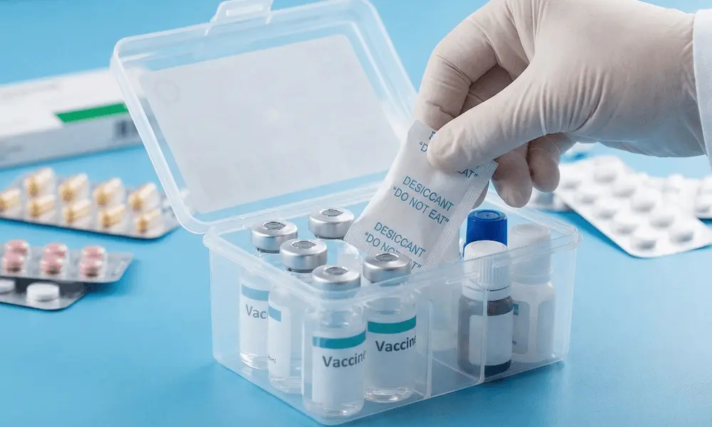 silic gel desiccants for medicine packaging