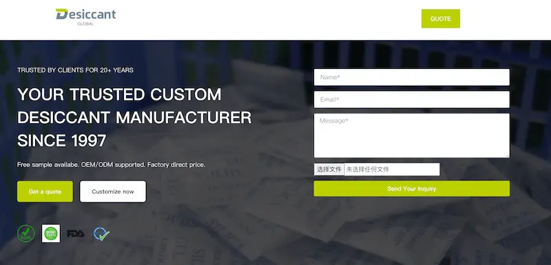 3. Desiccant Global