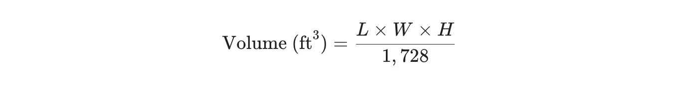 Calculate Your Container Volume