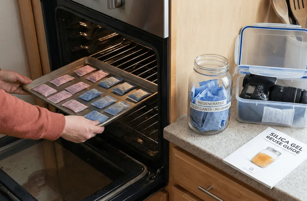 How to Reactivate & Reuse Silica Gel Desiccant Packs?